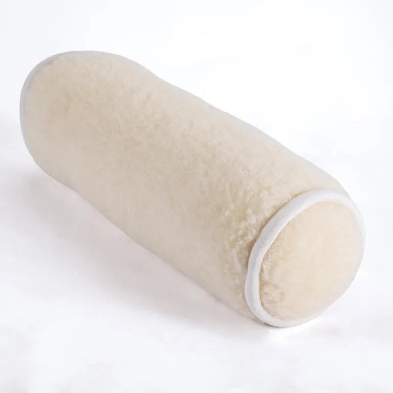 Relaxačný vankúš z ovčej vlny valec
