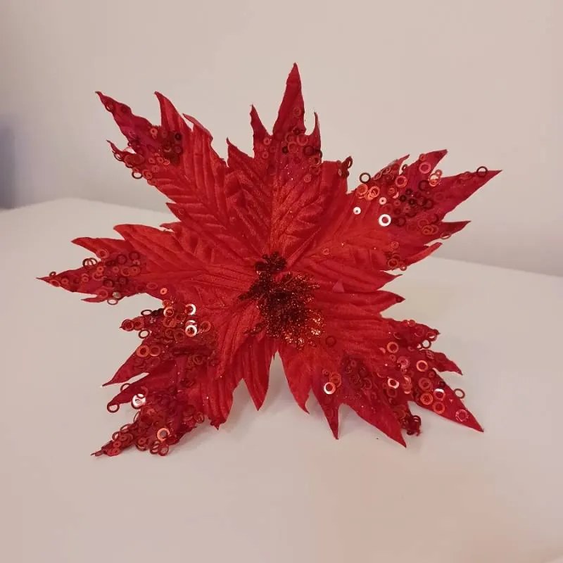 DECOLED Kvetina, 30 x 23 cm, červená