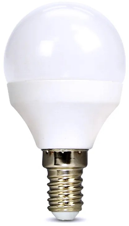 SOLIGHT LED žiarovka miniglobe matná P45 8W, E14, 4000K, 720lm