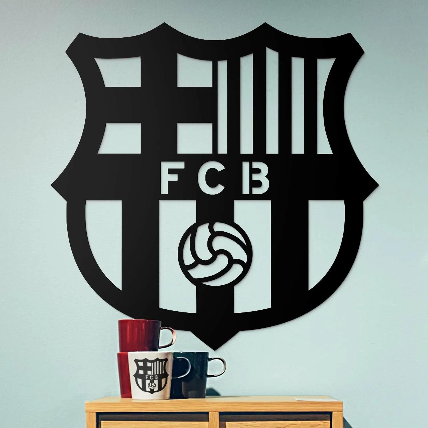 DUBLEZ | Drevené logo klubu - FC Barcelona