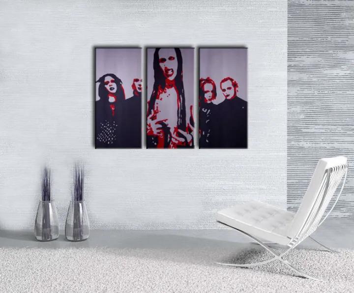 Ručne maľovaný POP Art obraz Marilyn Manson | rôzne rozmery
