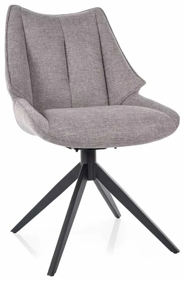 Jedálenská stolička Opal II, svetlo sivá