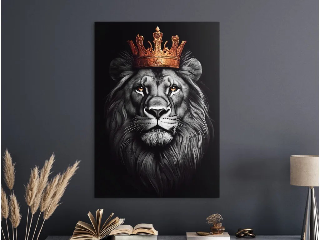 drevko | Obraz lev - Kráľ zvierat
