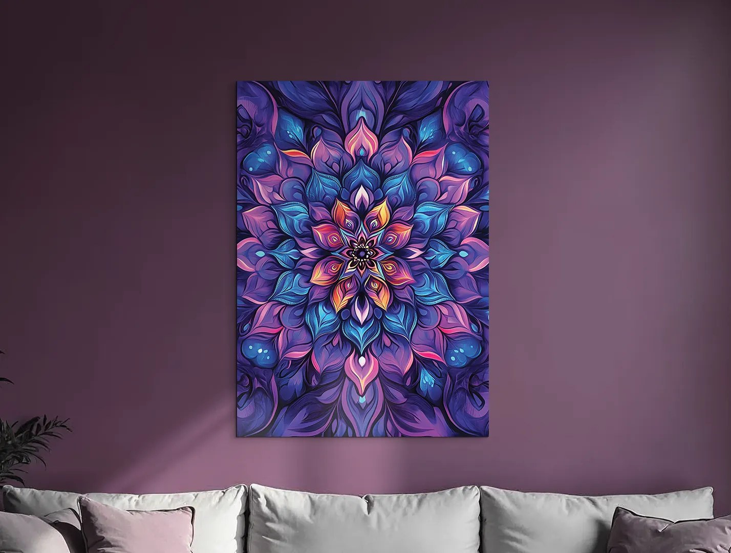 drevko | Kvetinová mandala Harmónia bytia