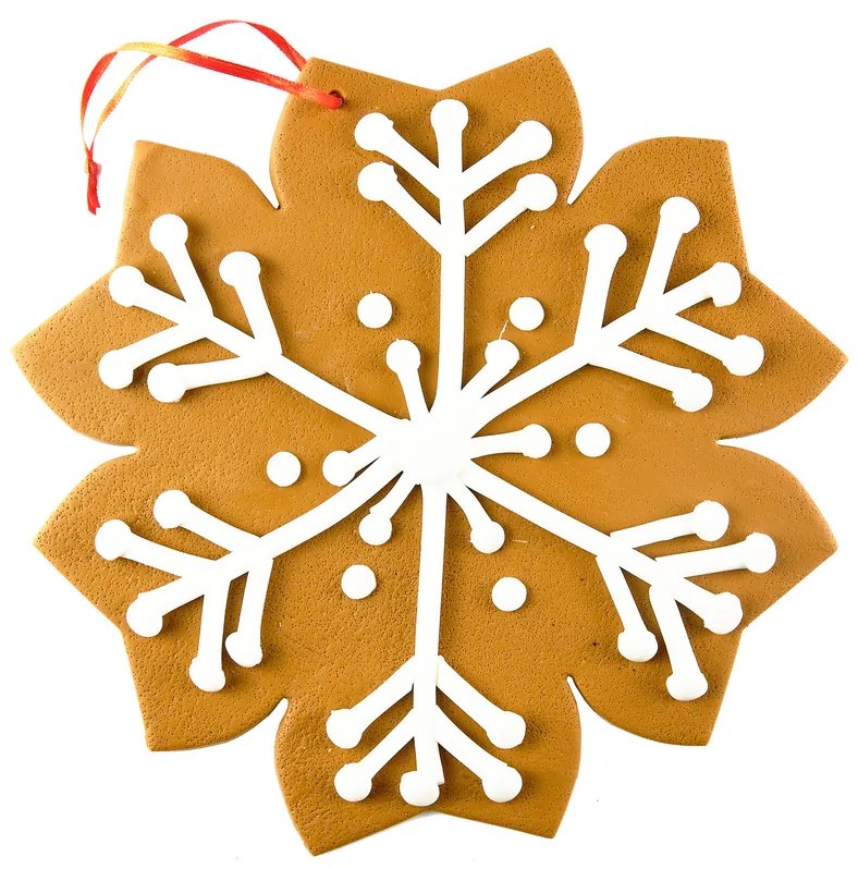 DECOLED Perníková vločka, priemer 25,4 cm