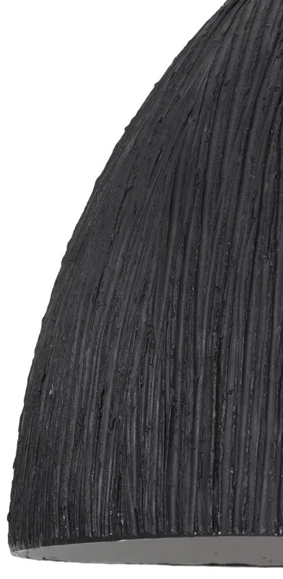 Šedé závesné keramické svetlo Areka - Ø 30*34 cm