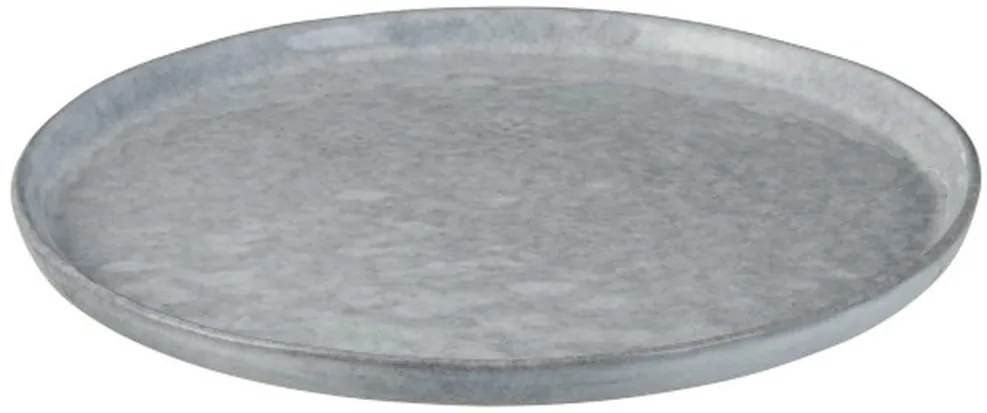 Modrý keramický dezertný tanierik Shiny blue - Ø22 cm Modrý keramický dezertný tanierik Shiny blue - Ø22 cm