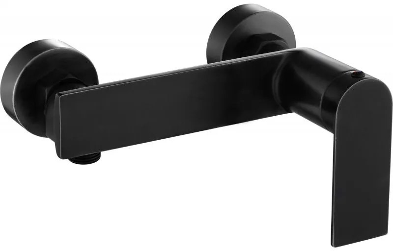 Mexen Zero, nástenná sprchová batéria, čierna matná, 71140-70