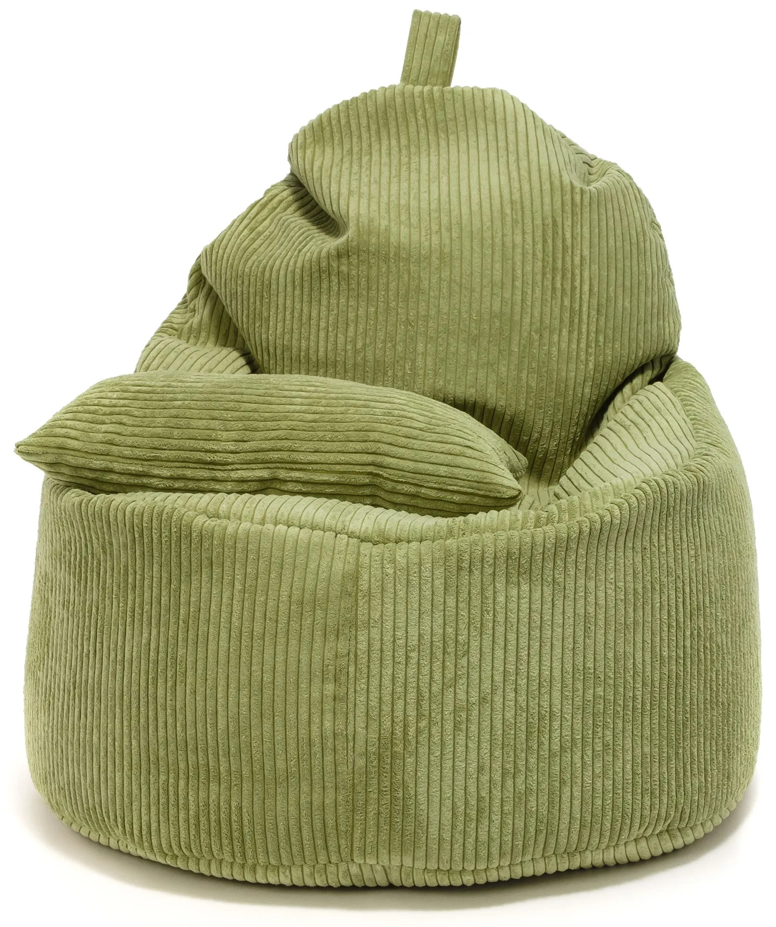 INTERMEDIC SK Kreslo Yoko Velvet – manšestrové kreslo s vankúšom, 75x70x30 cm Farba: SZ20 - olivová