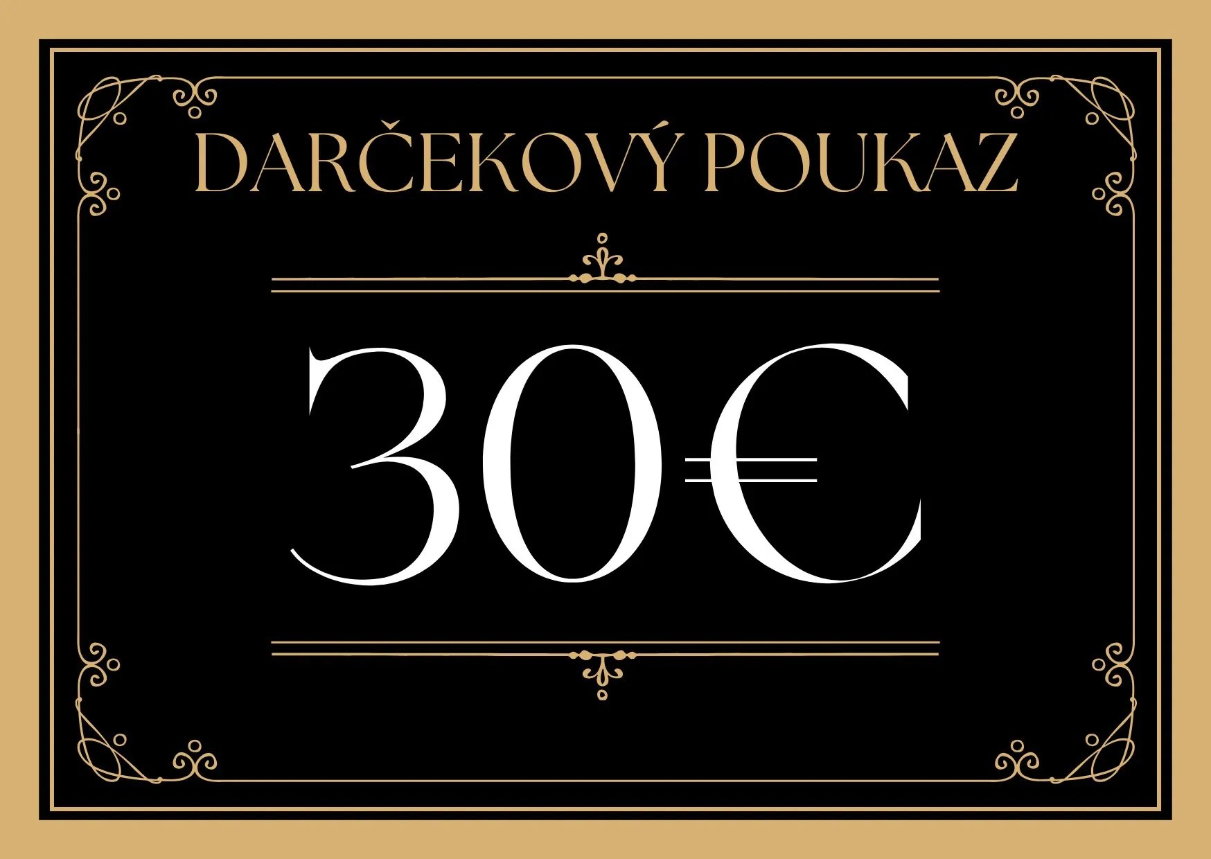 Dekorstudio Darčekový poukaz v hodnote 30€