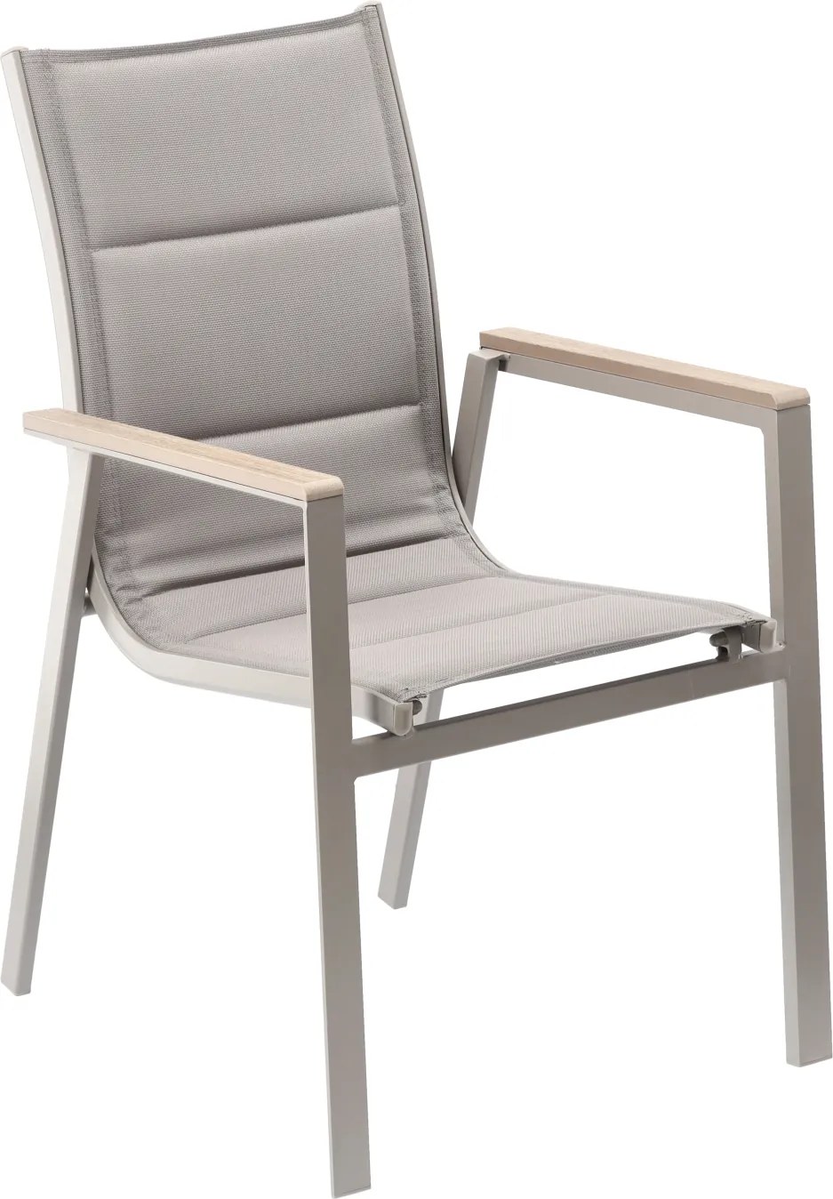 CH Hliníková záhradná stolička Polywood- béžová