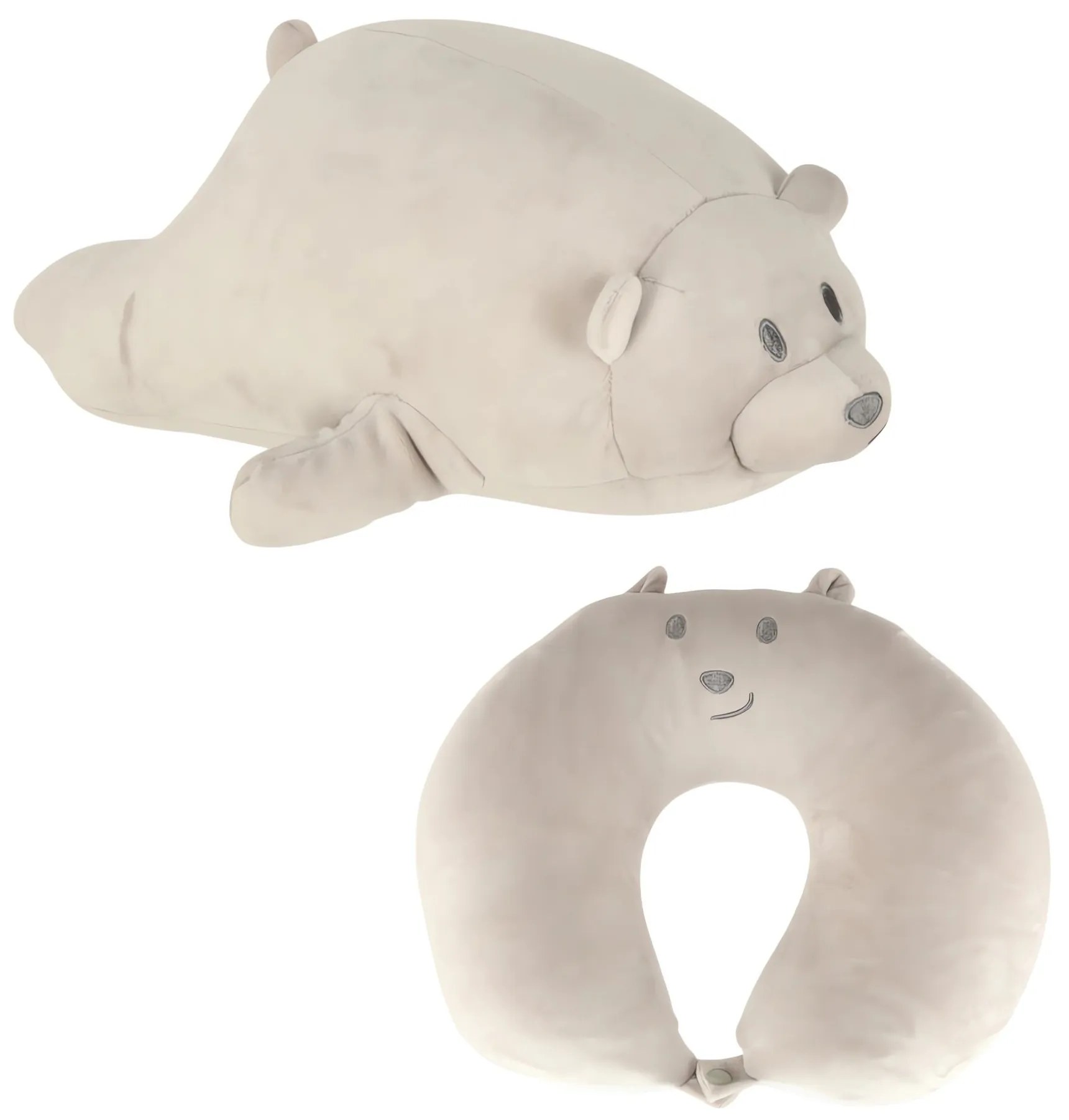 KIK KX3214 Cestovný vankúš v tvare medveďa 2 v 1 KIK KX3214 Cestovný vankúš v tvare medveďa 2 v 1