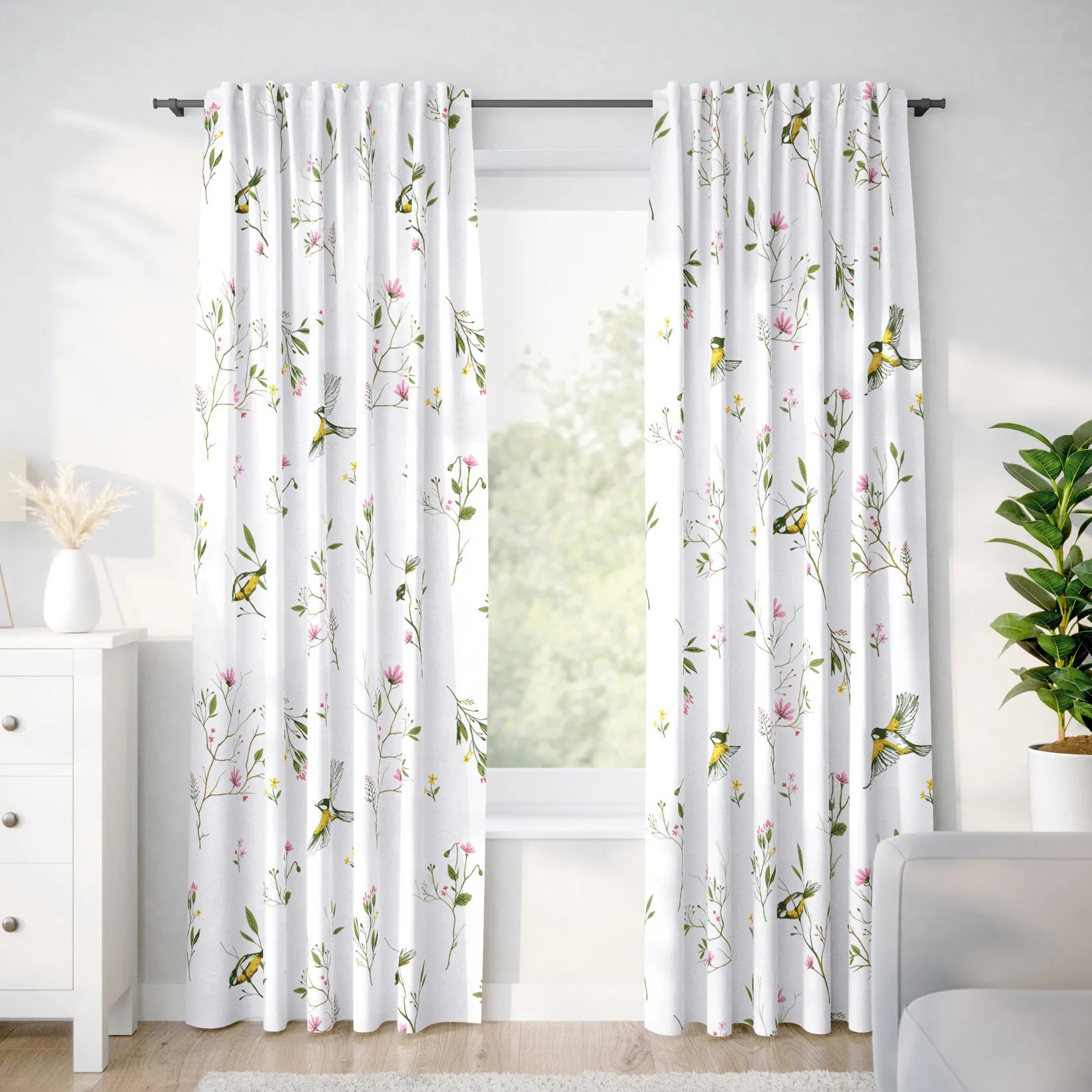 Goldea bavlnený záves - život v prírode 140x150 cm