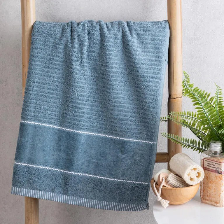 Froté osuška TEO modrá 70 x 140 cm