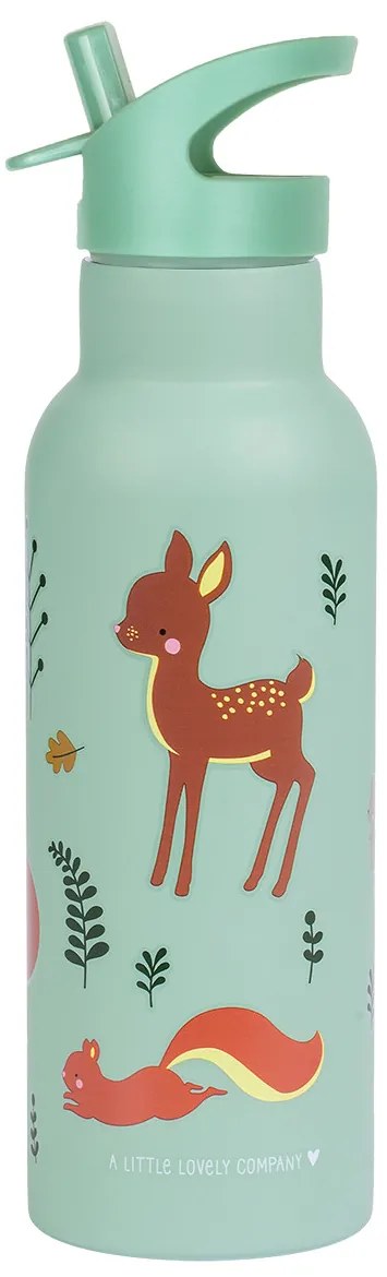 A Little Lovely Company - antikorová fľaša na pitie, 500 ml - kamaráti z lesa