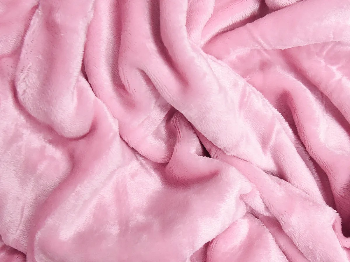 XPOSE® Mikroplyšová plachta Exclusive - ružová 180x200 cm