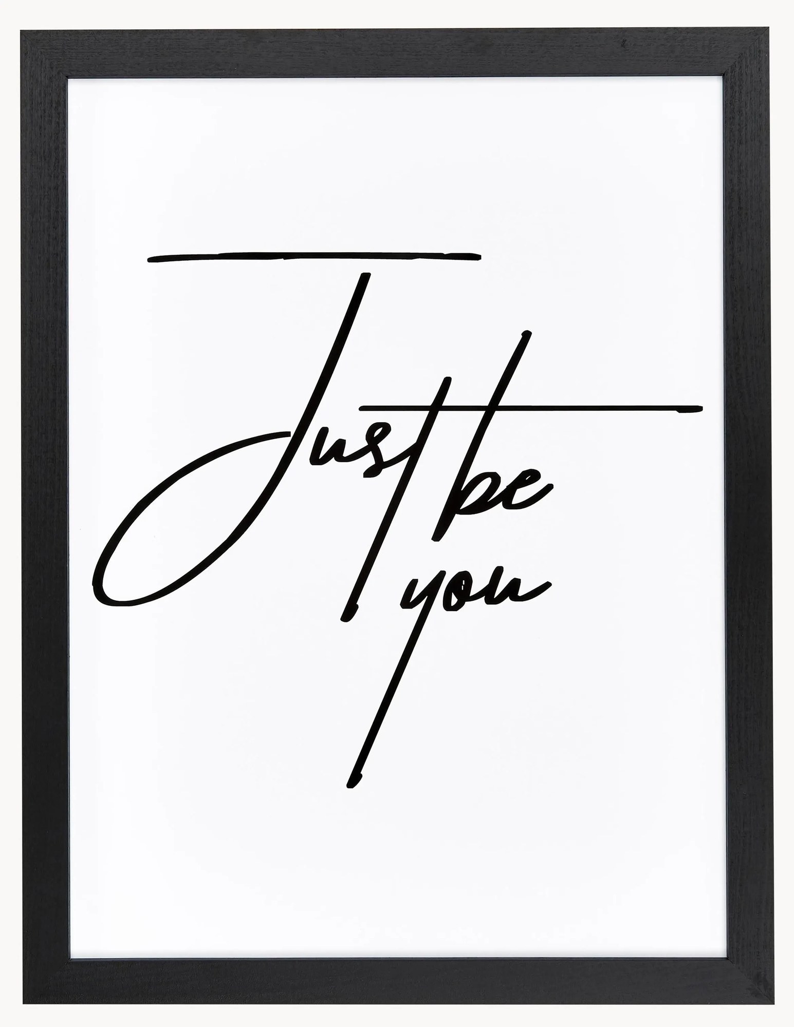 Nástenná dekorácia's rámom Just Be You