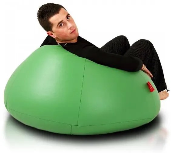 INTERMEDIC SK - Sedací vak Relax 110x70 cm | kreslo na oddych z ekokože alebo polyesteru, 300 l Farba: E09 - Zelená tmavá (ekokoža)