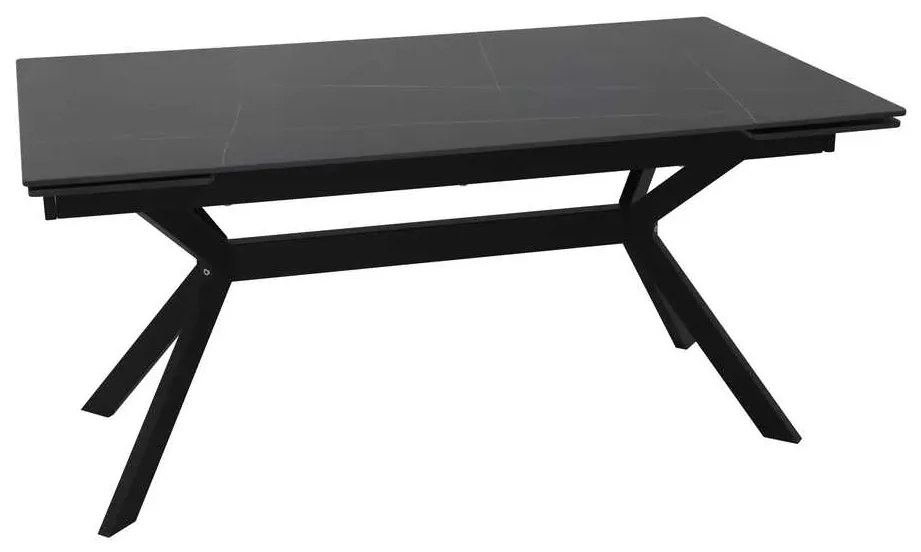 Jedálenský stôl Lumiere 180 x 90 cm, čierna