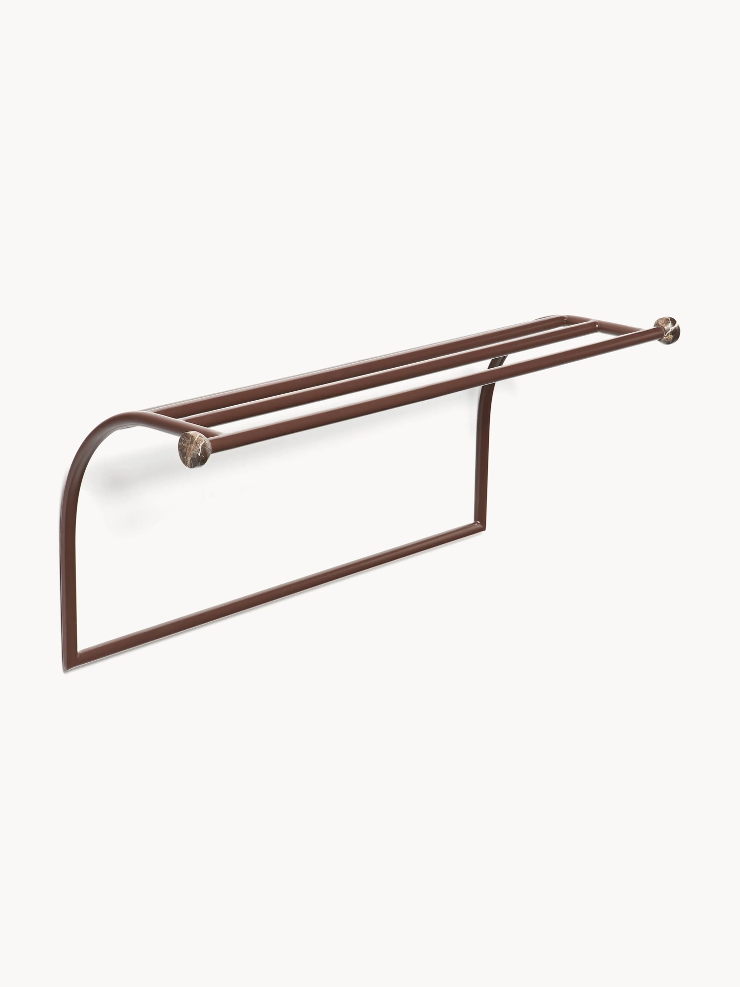 Nástenný regál's mramorovými háčikmi Disa