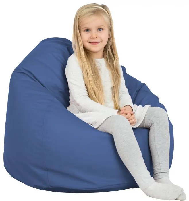 Sedací vak BAG Sako L Ekokoža Farba: 9.Modrý