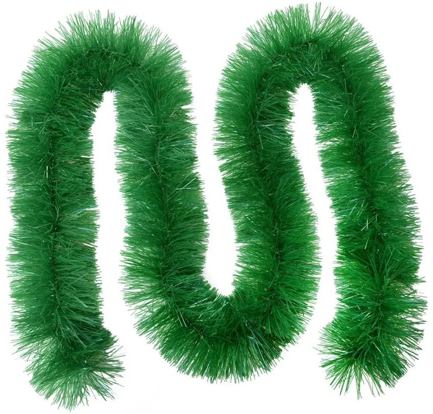 Zelená vianočná girlanda Lametta reťaz - 200 cm