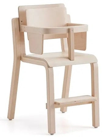 Detská stolička DANTE, výška 380 mm, laminát - breza
