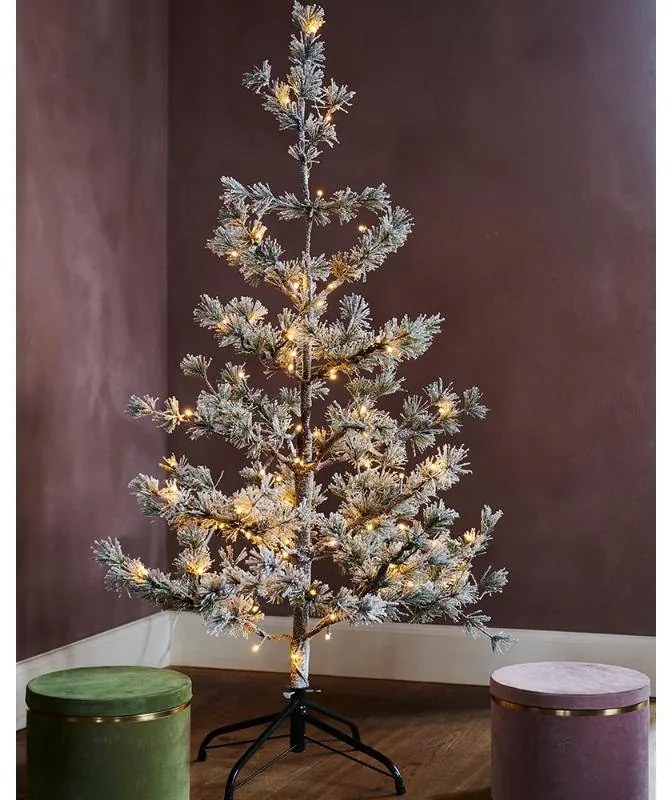 SIRIUS LED světelný stromek Alfi, 120 cm, zasněžený