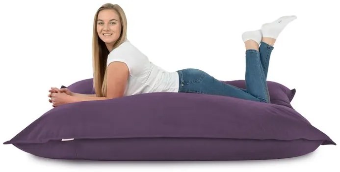 INTERMEDIC SK Vankúš na sedenie Plyš XXL Farba: 11. Fialový