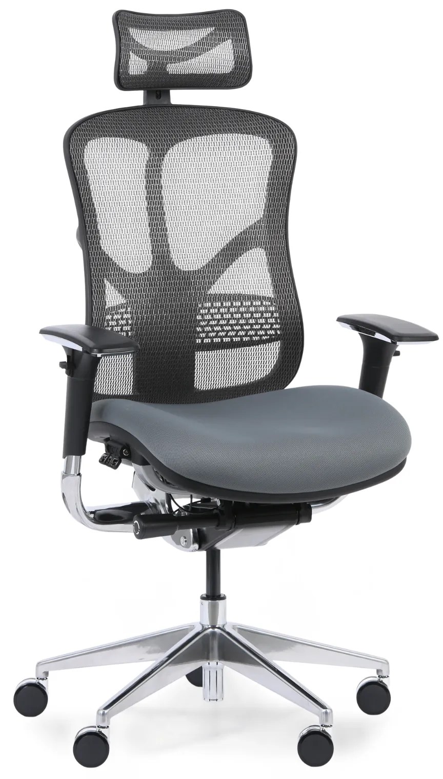 Multifunkčná kancelárska stolička WINSTON AB, sivá