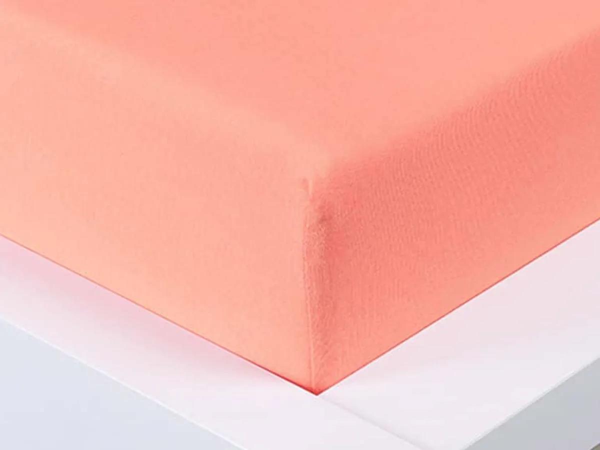 XPOSE® Jersey plachta Exclusive - lososová 160x200 cm