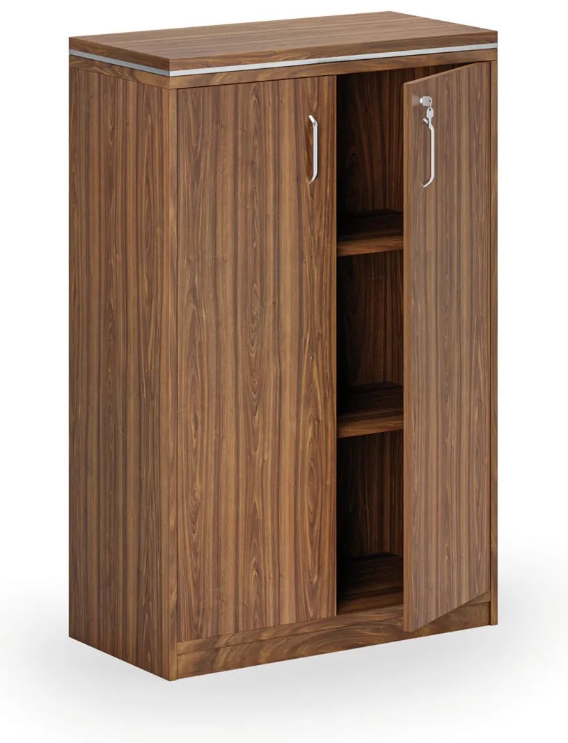Kancelárska skriňa ARRISTO LUX, 800 x 400 x 1236 mm, orech