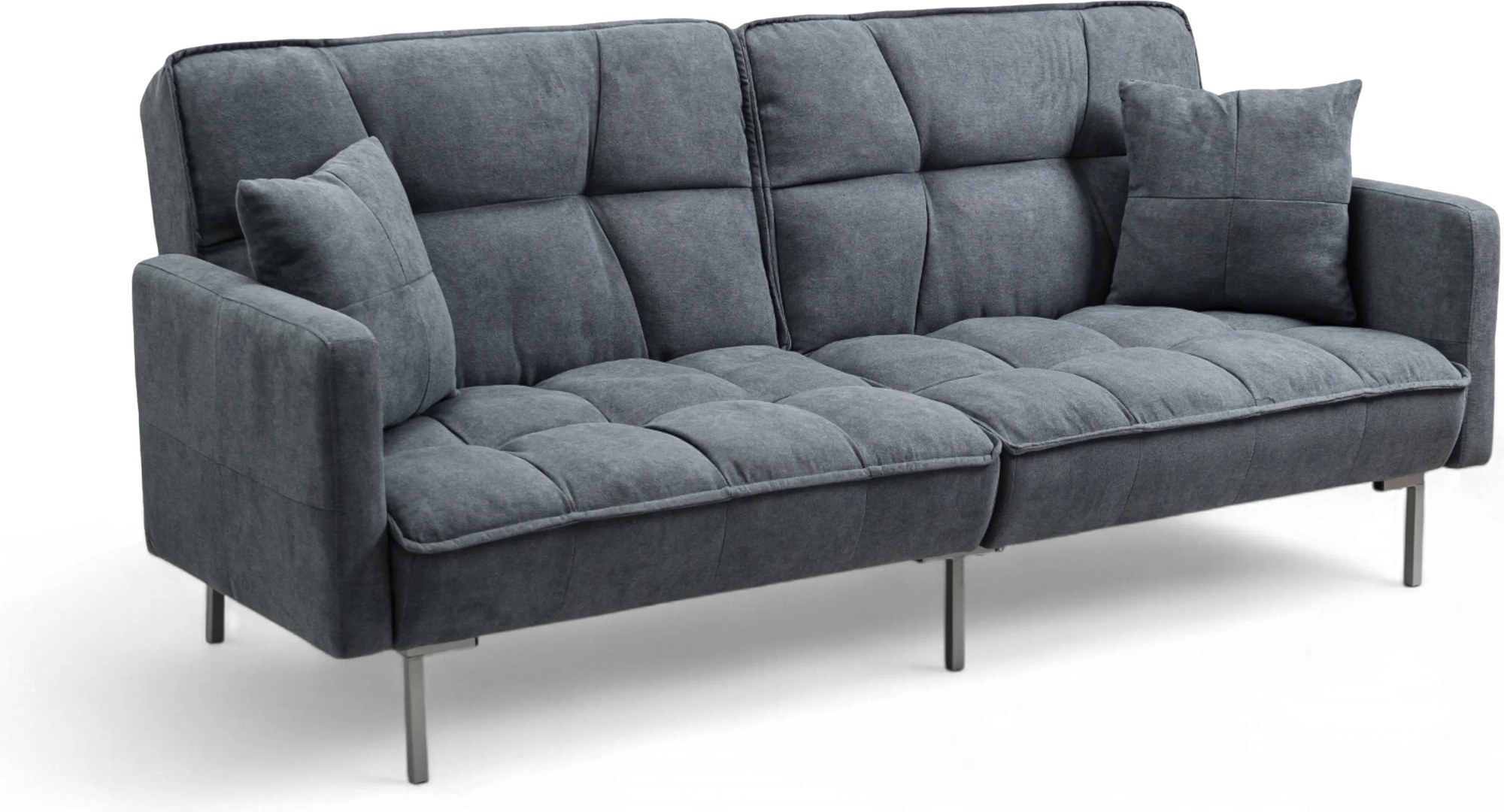 Rozkladacia trojpohovka Kitalio - sivá