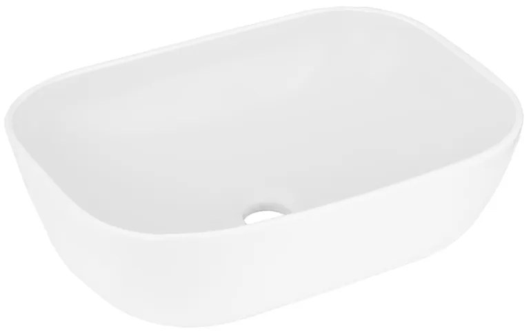 Gamma Miki, umývadlo na dosku 460x335x130 mm, biela lesklá, GMA-UC-MIKI