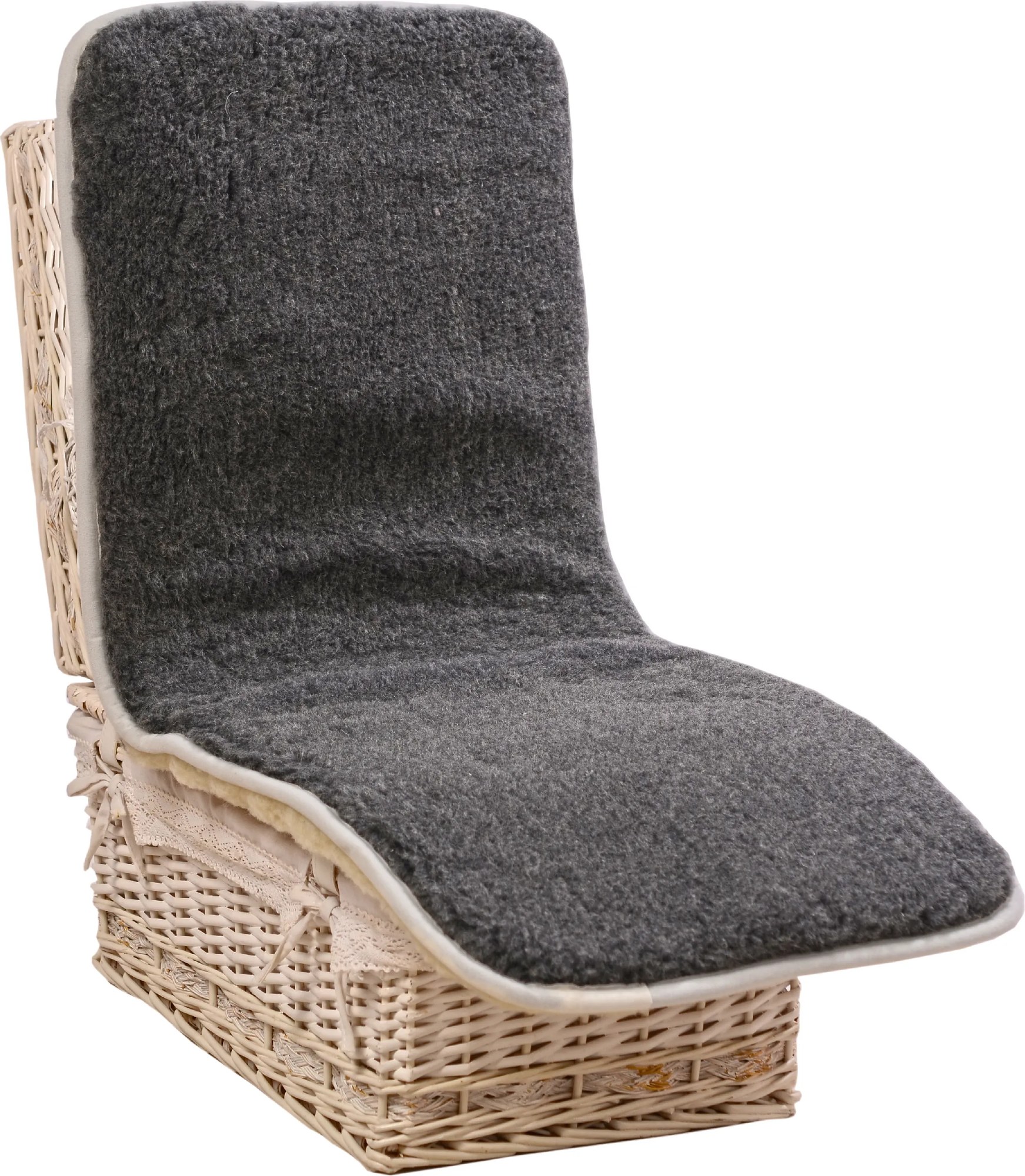 Podsedák do auta z ovčej vlny