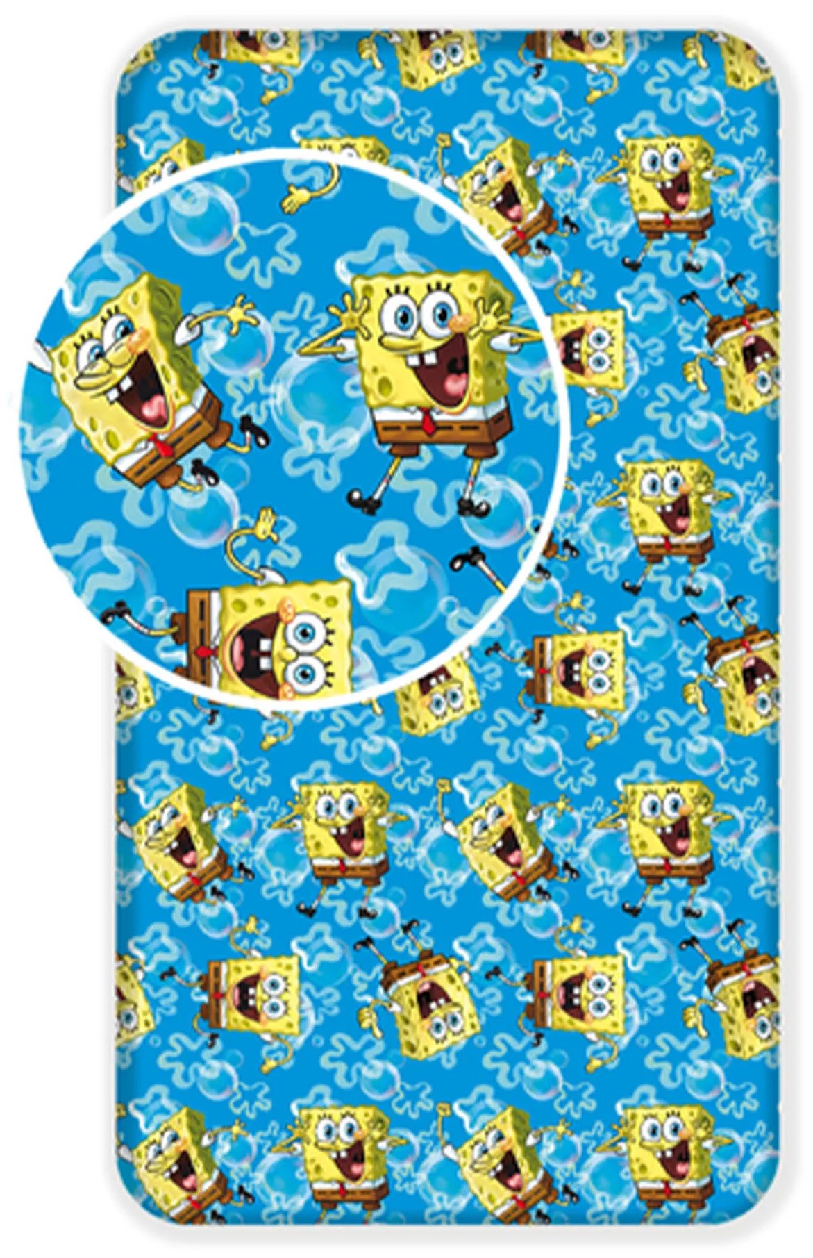 Bavlnená plachta 90 × 200 cm – Sponge Bob 