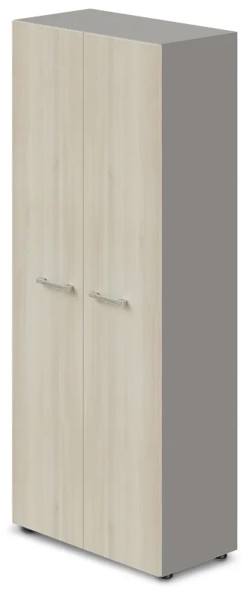 Šatníková skriňa TopOffice Premium 79,8 x 40,4 x 196,5 cm, agát svetlý