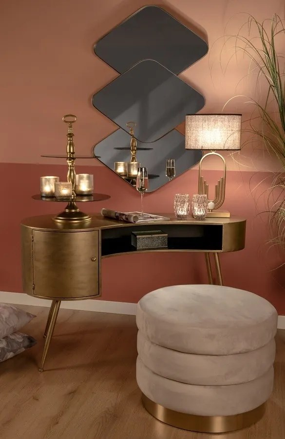 Sklenený svietnik Rhys - Ø 8 * 6 cm Sklenený svietnik Rhys - Ø 8 * 6 cm