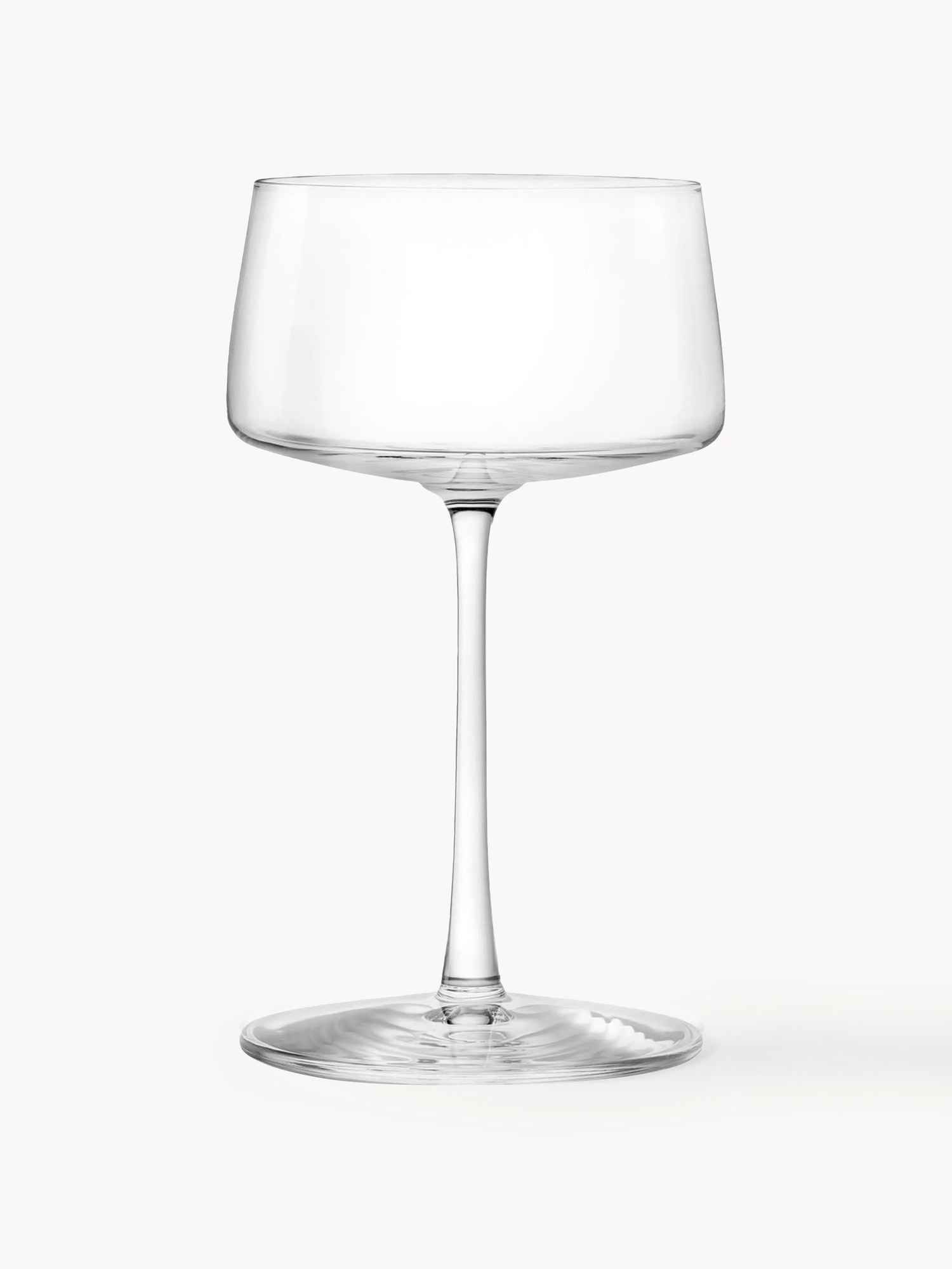 Krištáľové poháre na šampanské Power, 6 ks