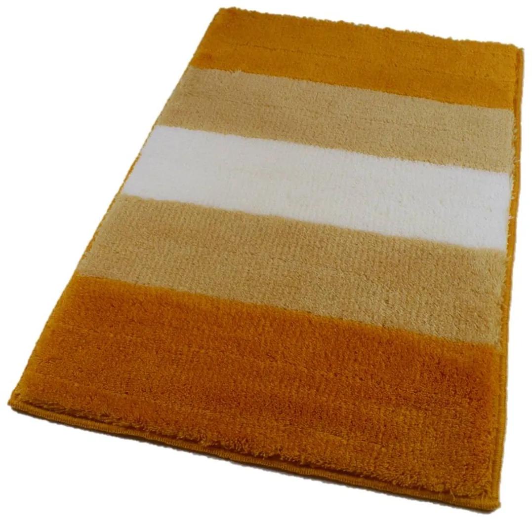 ROUTNER Kúpeľňová predložka BARLETTA Žltá 10705 - Žltá / 60 x 100 cm 10705