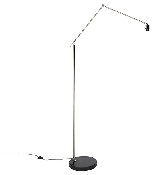 Moderná stojaca lampa oceľ nastaviteľná - Editor