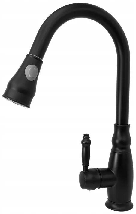 Gamma Retro, stojanková drezová batéria, čierna matná, GMA-BROKWW-BK