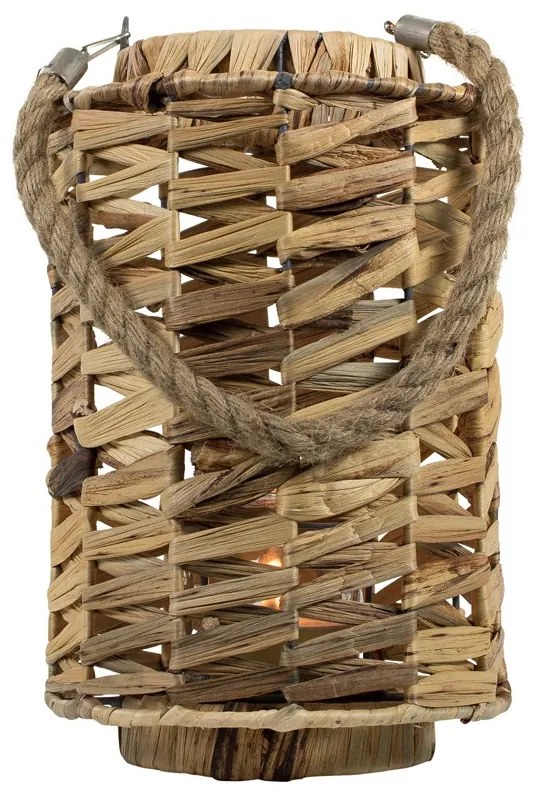 Pletená závesná lampáš Paz 29cm - 19 * 19 * 29cm Pletená závesná lampáš Paz 29cm - 19 * 19 * 29cm