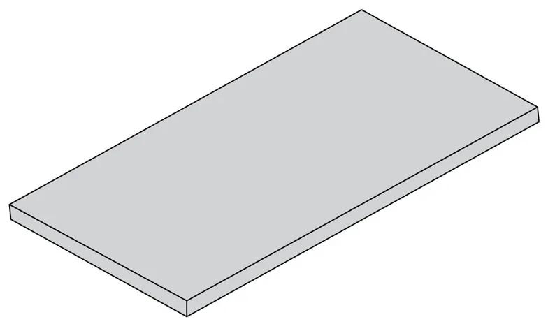 Laminovaná polica pre ELEMENT SYSTEM, 1200 x 200 mm, sivá