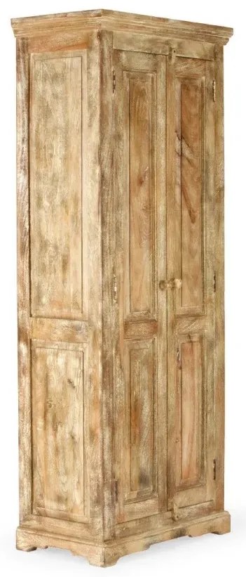 furniture-nabytek.cz - Masívna šatní skriňa Patina z mangového dreva, lakovaná, prírodná farba