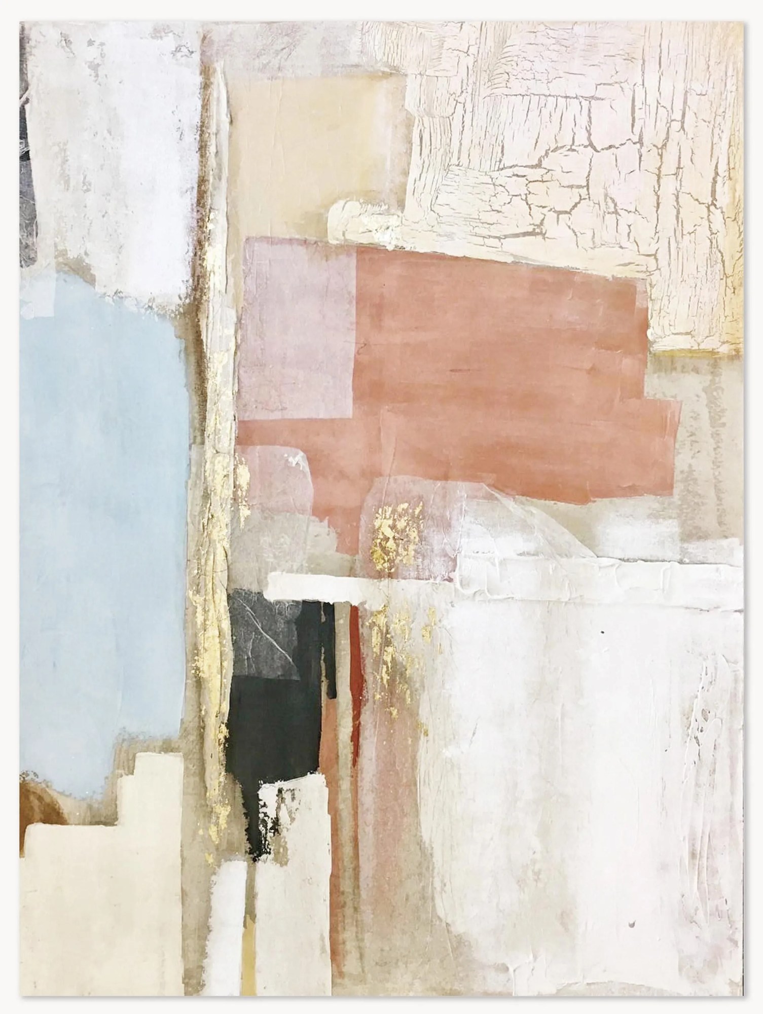 Ručne maľované plátno Abstract Seven