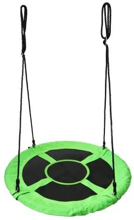 Hojdačka bocianie hniezdo zelená