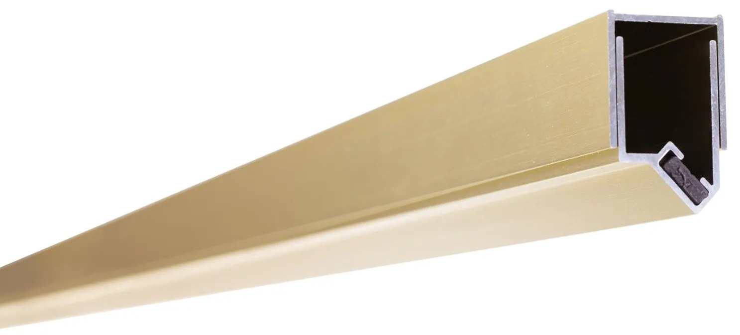 Rea Montana, bočný profil a magnetická lišta 200 cm, zlatá matná, REA-K6388