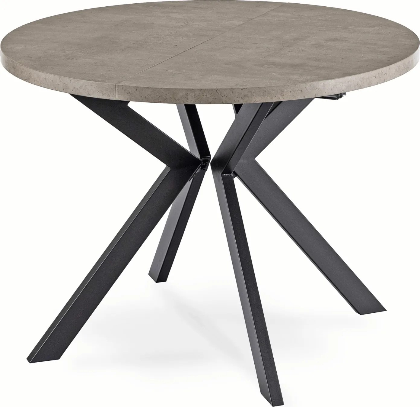 PROXIMA.store - Okrúhly stôl LUKAS FARBA: sivá