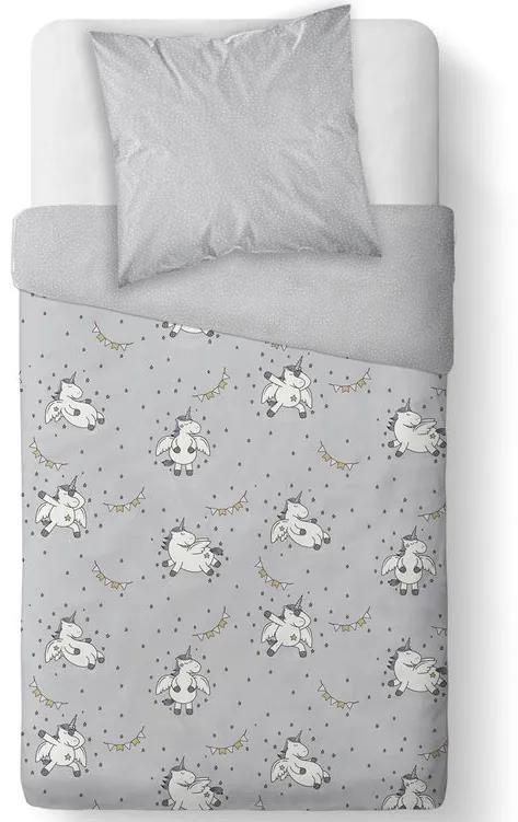 TODAY KIDS obliečka 100% bavlna Happy Unicorn 140x200/63x63 cm
